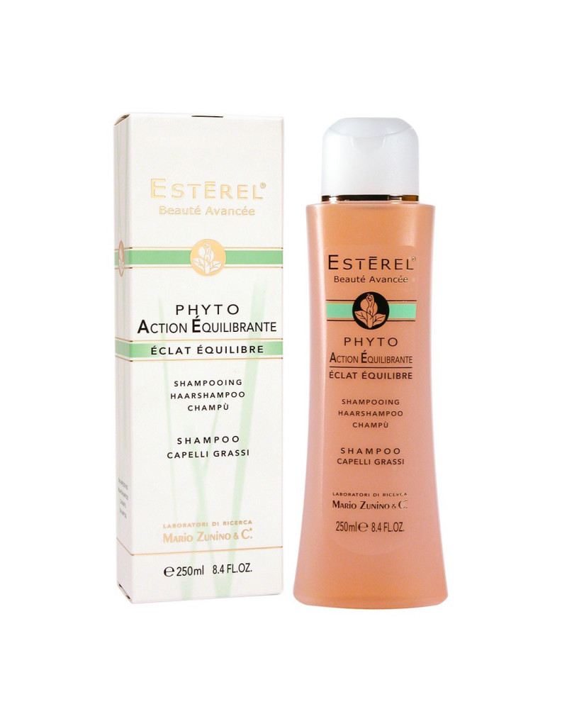 Shampoo equilibrante contro Capelli Grassi e Cuoio Capelluto Grasso. Con estratti naturali.