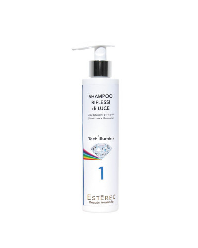 Shampoo illuminante per capelli colorati, fini o fragili. Senza Siliconi né Parabeni