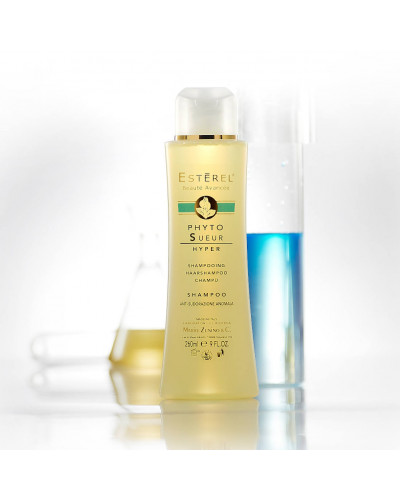 Shampoo specifico per Iperidrosi di capelli e cuoio capelluto. Delicato, è adatto anche ai bambini.