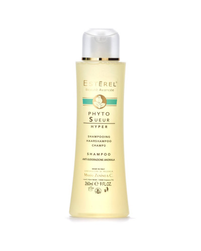 Shampoo specifico per Iperidrosi di capelli e cuoio capelluto. Delicato, è adatto anche ai bambini.